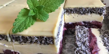 Mohn-Kirsch-Kuchen Cherry Lady