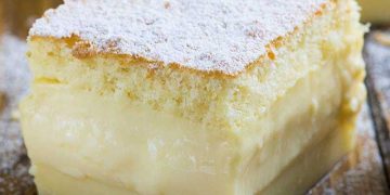 Biskuit-Puddingkuchen Rezept 