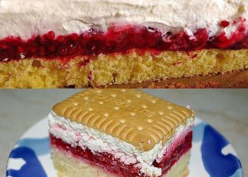 Butterkeks Himbeer Kuchen