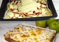 Apfelkuchen in 10 Minuten bereit für den Ofen