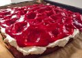 Himbeerkuchen (cremig – fruchtiger Blechkuchen, für 20 Stücke)