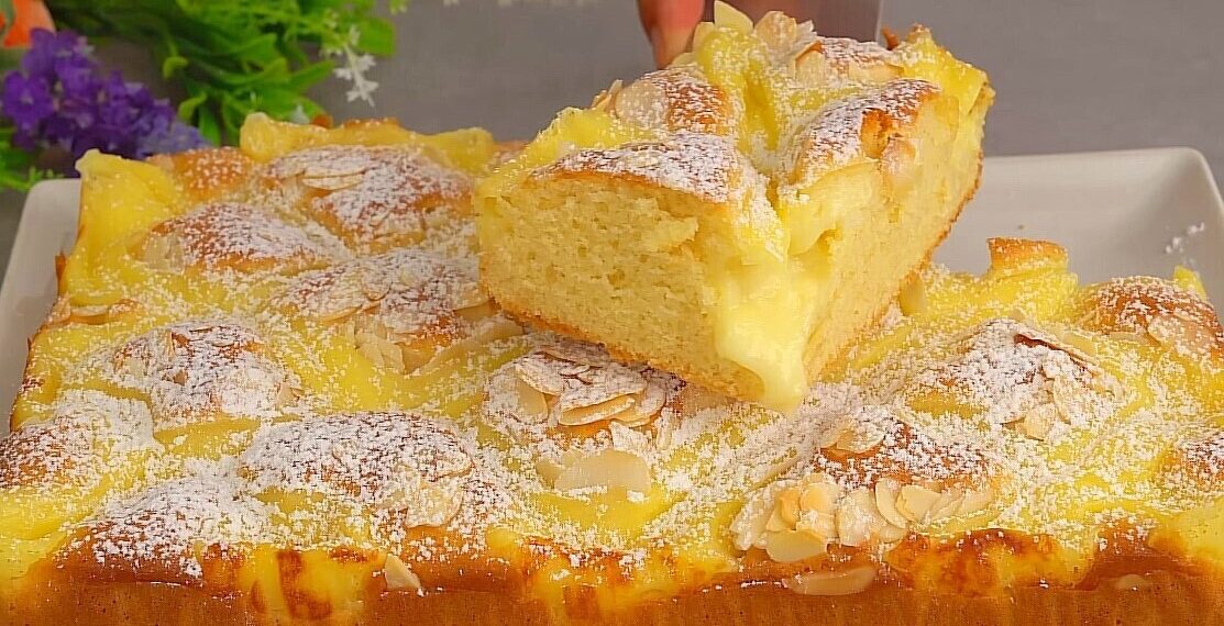 Cremiger Vanillekuchen in 10 Minuten – Blitzschnell!