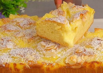 Cremiger Vanillekuchen in 10 Minuten – Blitzschnell!