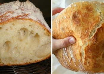 Brot, weich und knusprig