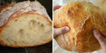 Brot, weich und knusprig