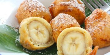 Gebackene Bananen auf chinesische Art