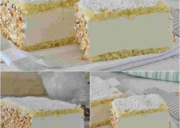 Zitronen Mascarpone Schnitten