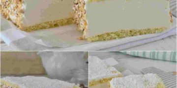 Zitronen Mascarpone Schnitten