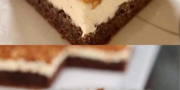 Blechkuchen “Gebrannte Mandeln”