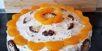 Schokokuss- Mandarinen Torte