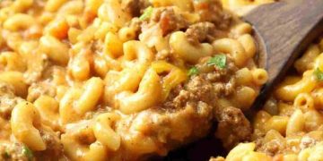 “Cheeseburger Pfanne” zum Sattessen!