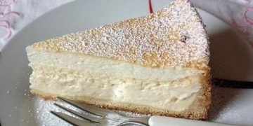 Pudding Schneekuchen mit Quark