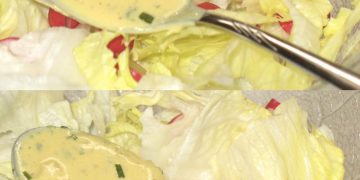 Einfache Salatsauce