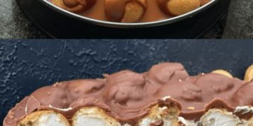 Windbeuteltort ohne backen, nur 15 Minuten aufwand