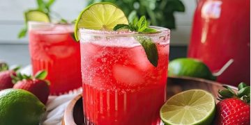 Erdbeerlimes – schnell und einfach selber machen