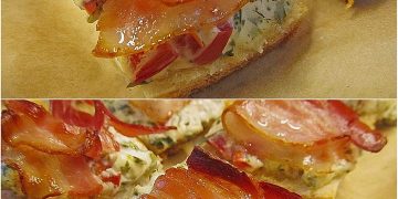 Bacon-Tomaten-Frischkäsehäppchen: leckeres Fingerfood mit getrockneten Tomaten, schnell zubereitet