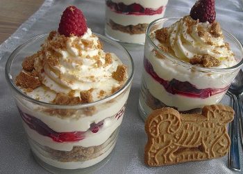 Himbeerdessert mit Spekulatius – Einfach Nur Lecker