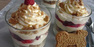Himbeerdessert mit Spekulatius – Einfach Nur Lecker