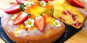 Erdbeer Pudding Biskuitkuchen: Das köstliche und einfache Dessert