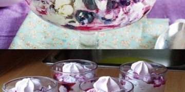 Heidelbeer-Mascarpone Dessert