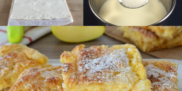 Apfelpudding Schnitten die wirklich immer gelingen!