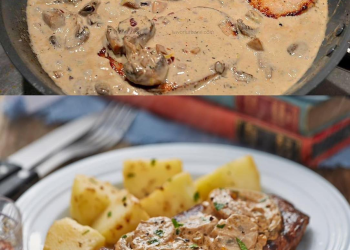15-Minuten-Steakpfanne mit Champignons