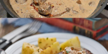 15-Minuten-Steakpfanne mit Champignons