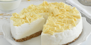Der Klassiker in meinem Haus ~ Quark Torte mit weiße Schokolade, sooo lecker! 