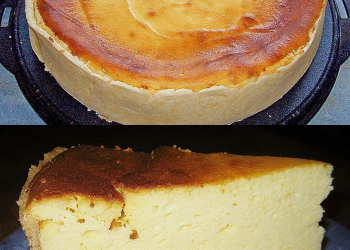 Ultracremiger Käsekuchen, schmilzt auf der Zunge