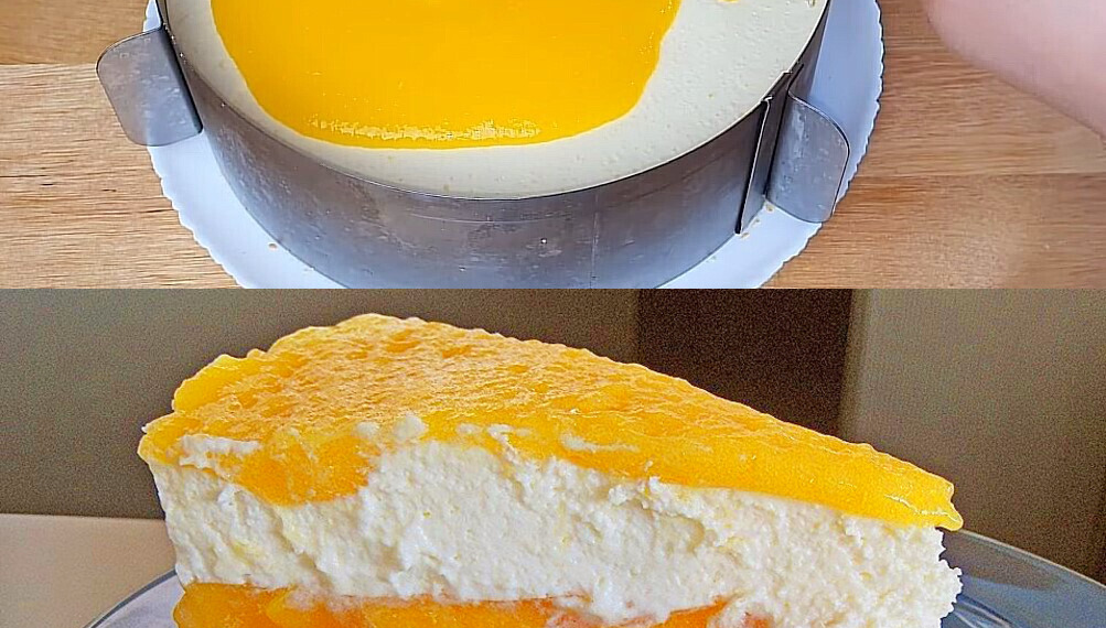 Pfirsich-Maracuja Torte, cremiger himmlischer Geschmack!