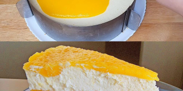 Pfirsich-Maracuja Torte, cremiger himmlischer Geschmack!
