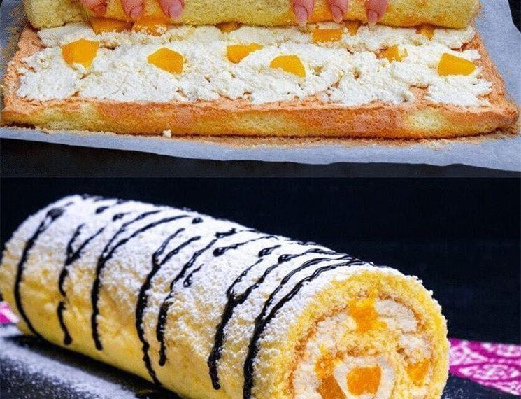 Mandarinen Biskuitrolle, die beste Rolle der Welt!