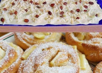 Fantastische Apfelschnecken mit Zimtzucker wie aus der Bäckerei!