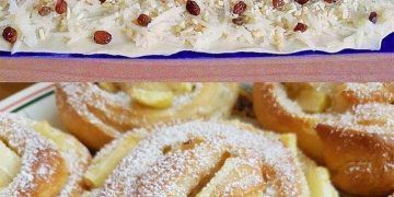 Fantastische Apfelschnecken mit Zimtzucker wie aus der Bäckerei!