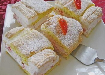 Erdbeer Kardinalschnitte ~ Der WAHNSINN 