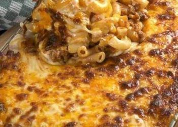 Schneller Nudelaufaluf mit Hackfleisch