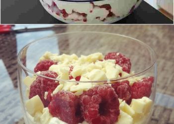 Schnelles Himbeer Dessert