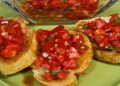 Bruschetta mit Tomaten und Knoblauch