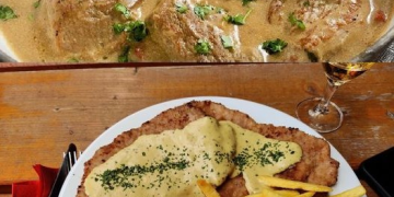 Schnitzel in Senfsoße, das könnte ich jeden tag essen