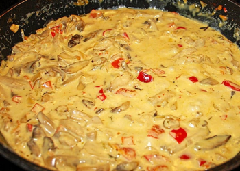 Sahne Käse Geschnetzeltes, das süchtig macht, Einfach & lecker!