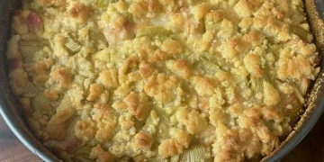 Rezept Rhabarber- Quark- Kuchen