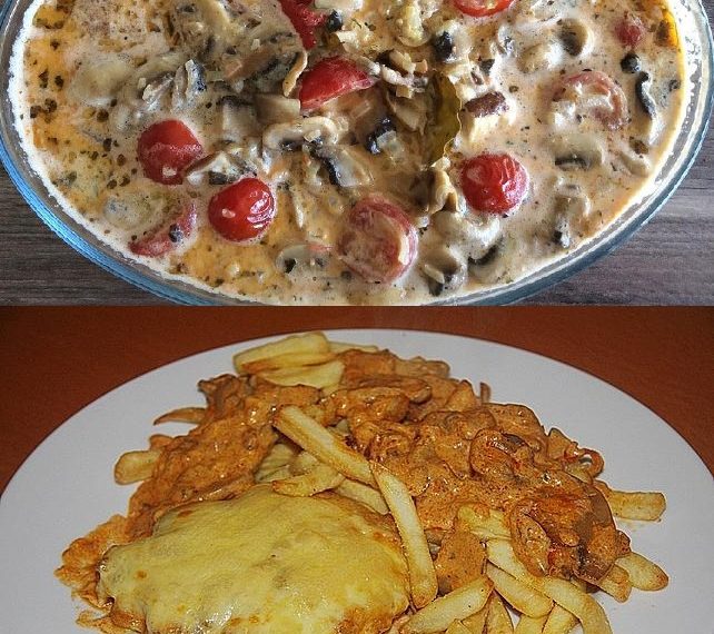 Jägersauce, da kommt kein Jägerschnitzel im Restaurant dran!