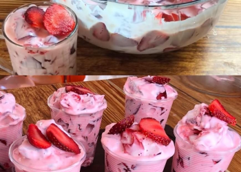 Erdbeer Dessert mit Joghurt