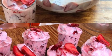 Erdbeer Dessert mit Joghurt