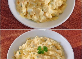 Opas Eiersalat mit Knobluach