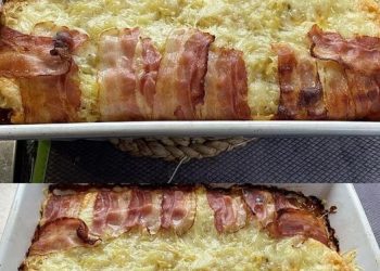 Kartoffelhackfleischgericht mit Speckkruste: lecker und immer ein Erfolg!