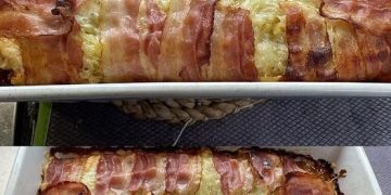 Kartoffelhackfleischgericht mit Speckkruste: lecker und immer ein Erfolg!