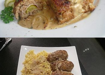 Hackröllchen In Zwiebelsoße