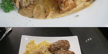 Hackröllchen In Zwiebelsoße
