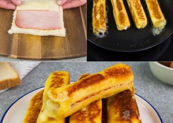 French Toast-Brötchen: ein schnelles, käsiges und köstliches Gericht!